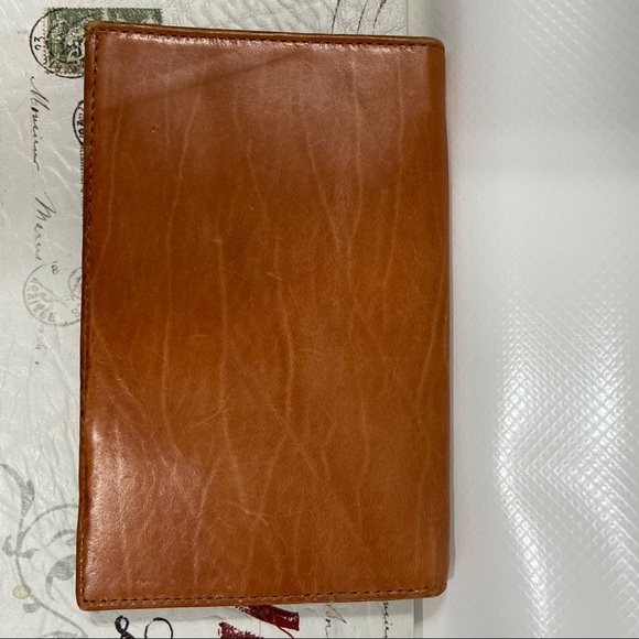 Canberra Australia men genuine leather single fold slim cardholder wallet. Used. - Picture 5 of 9
